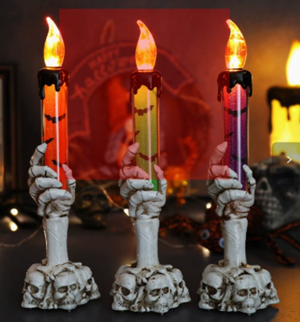Ghost Hand Candle Lamp Halloween Gift Spooky Atmosphere Creative